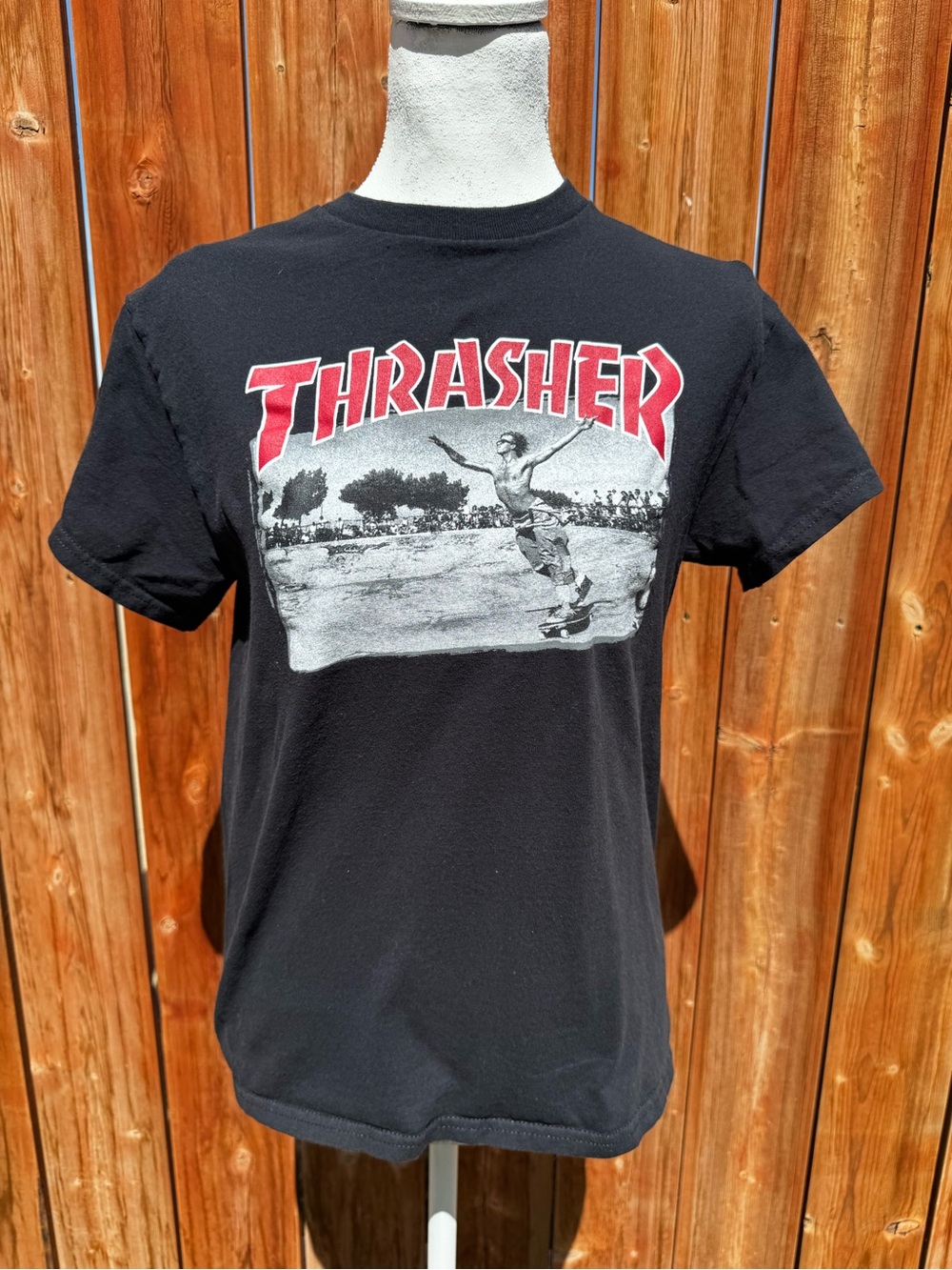 Thrasher Black Graphic Skate Tee
